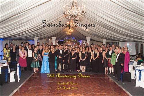 The Sainsbury Singers 75th anniversary gala ball